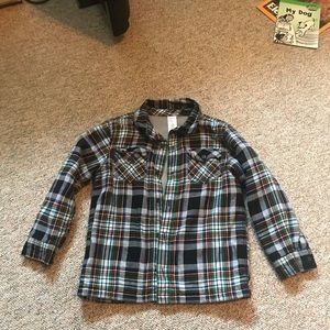 Boys Gymboree Fleece lined flannel